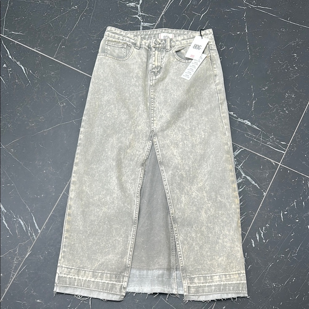 BDG Denim Maxi Skirt